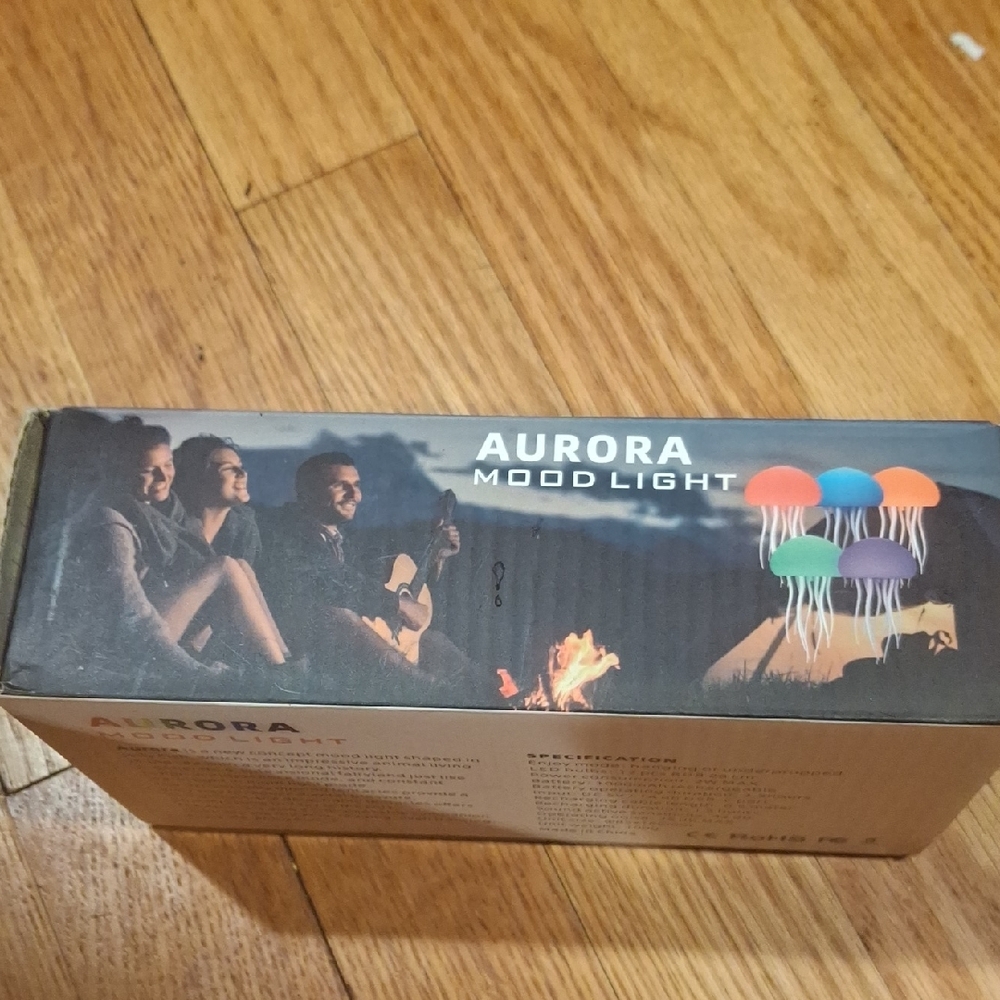 Aurora Mood Light with Colorful Jellyfish Design